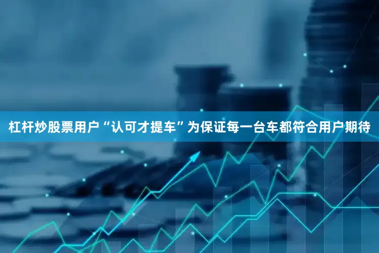 杠杆炒股票用户“认可才提车”为保证每一台车都符合用户期待