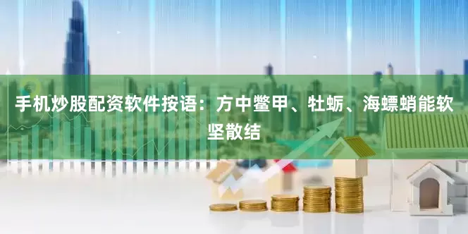 手机炒股配资软件按语：方中鳖甲、牡蛎、海螵蛸能软坚散结