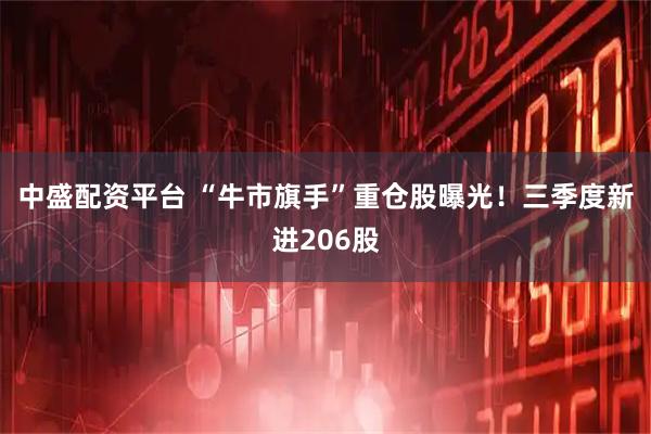 中盛配资平台 “牛市旗手”重仓股曝光！三季度新进206股